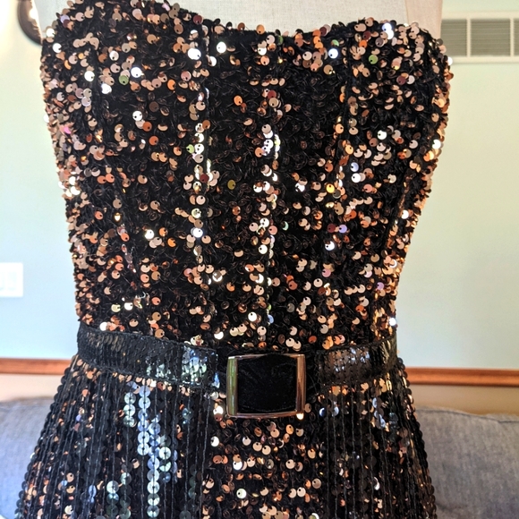 Blue b sequin dress - Picture 3 of 14